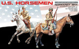 MiniArt Military 1/35 US Horsemen Normandy 1944 (2 Mounted) Kit