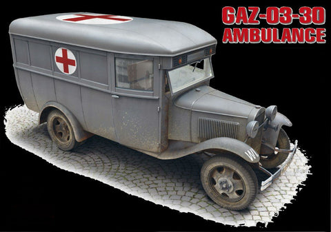 MiniArt Military Models 1/35 GAZ03-30 Ambulance Kit