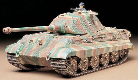 Tamiya Military 1/35 German King Tiger Porsche Turret Tank Kit