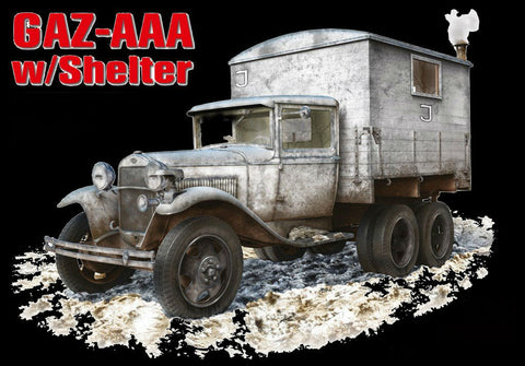 MiniArt Military Models 1/35 GAZ-AAA Truck w/Shelter Kit