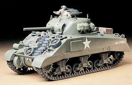 Tamiya Military 1/35 US M4 Sherman Tank Kit