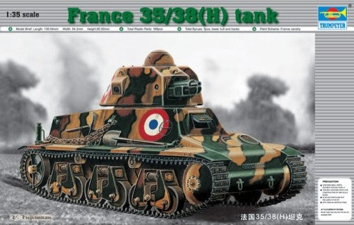 Trumpeter Military Models 1/35 French 35/38(H) Tank w/37mm SA18 L/21 Gun Kit