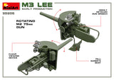 MiniArt Military 1/35 M3 Lee Early Production Tank w/Full Interior (New Tool) Kit