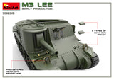 MiniArt Military 1/35 M3 Lee Early Production Tank w/Full Interior (New Tool) Kit