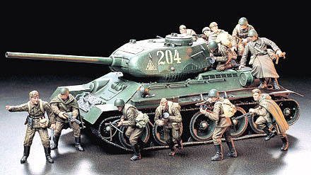 Tamiya Military 1/35 Russian Assault Infantry (12 Figures) Kit