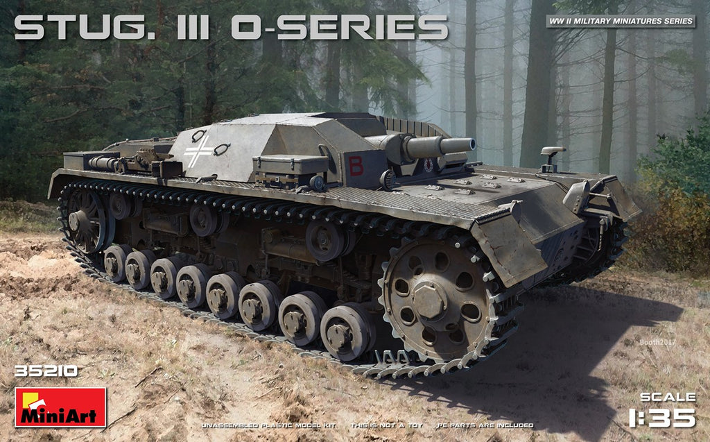 MiniArt Military 1/35 Stug III O-Series Tank (New Tool) Kit