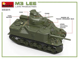 MiniArt Military 1/35 M3 Lee Late Production Tank Kit