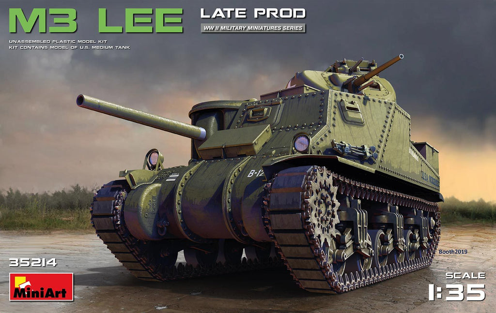 MiniArt Military 1/35 M3 Lee Late Production Tank Kit