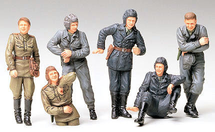 Tamiya Military 1/35 Russian Army Tank Crew Kit