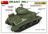 MiniArt Military 1/35 M3 Grant Mk1 Tank w/Full Interior (New Tool) Kit