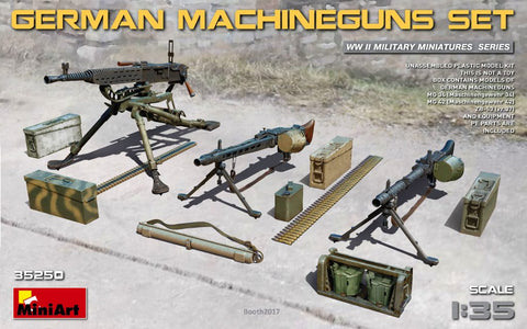 MiniArt Military 1/35 WWII German Machine Guns & Equipment Kit