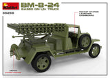 MiniArt Military 1/35 Soviet BM8-24 Rocket Launcher Based on 1.5-Ton Truck (New Tool) Kit