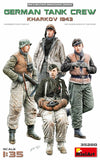 MiniArt Military 1/35 German Tank Crew Kharkov 1943 (4) (New Tool) Kit