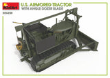 MiniArt Military 1/35 US Armored Tractor w/Angled Dozer Blade Kit