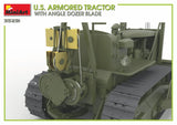 MiniArt Military 1/35 US Armored Tractor w/Angled Dozer Blade Kit