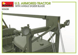 MiniArt Military 1/35 US Armored Tractor w/Angled Dozer Blade Kit