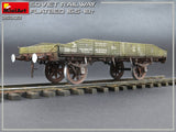 MiniArt Military 1/35 WWII Soviet 16.5-18 Ton Railway Flatbed Kit