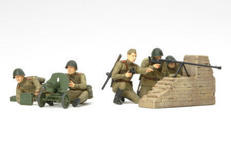 Tamiya Military 1/35 Russian Infantry Anti-Tank Team (5 Figures) Kit