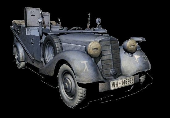 Master Box Ltd 1/35 WWII German SdKfz 2 Type 170VK Radio Car Kit