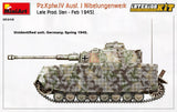 MiniArt Military 1/35 WWII PzKpfw IV Ausf J Nibelungenwerk Late Production Tank w/Full Interior (New Tool) Kit