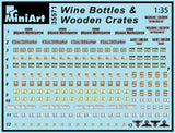 MiniArt Military 1/35 Wine Bottles & Wooden Crates Kit