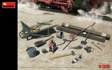 MiniArt Military 1/35 Railway Tools & Equipment (New Tool) Kit