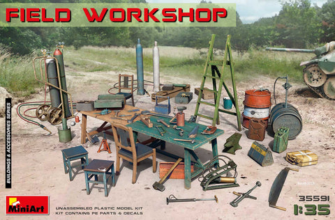 MiniArt Military 1/35 Field Workshop (Equipment & Tools) Kit
