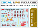 MiniAt Military 1/35 German Gas Station 1930-40s (New Tool) Kit