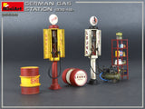 MiniAt Military 1/35 German Gas Station 1930-40s (New Tool) Kit