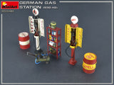 MiniAt Military 1/35 German Gas Station 1930-40s (New Tool) Kit