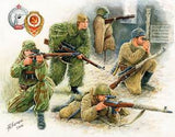 Zvezda Military 1/35 WWII Soviet Snipers (5) Kit