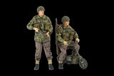 Tamiya Military 1/35 British Paratroopers (4 Figures) w/2 Small Motorcycles Kit