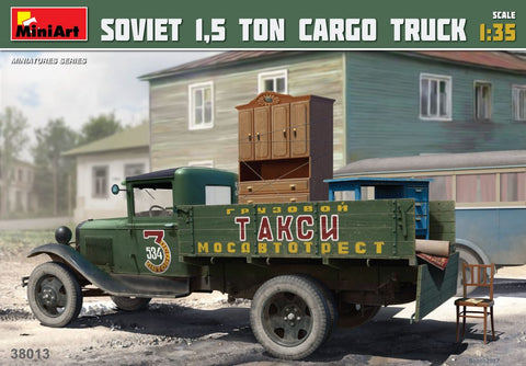 MiniArt Military 1/35 Soviet 1.5-Ton Cargo Truck (New Tool) Kit
