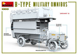 MiniArt Military 1/35 WWI B-Type Military Omnibus Kit