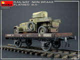 MiniArt Military 1/35 WWI Russian 16.5-Ton Railway Non-Brake Flatbed Kit