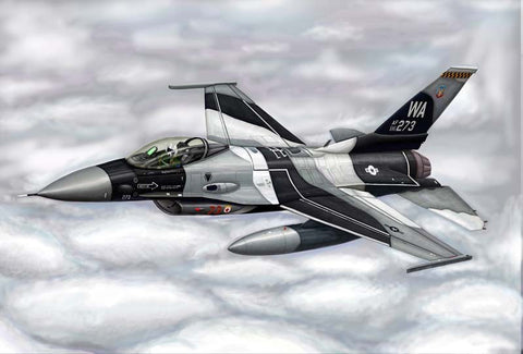 Trumpeter Aircraft 1/144 F16A/C Fighting Falcon Block 15/30/32 Aircraft Kit
