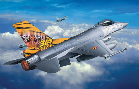 Revell Germany Aircraft 1/144 F16 Mlu Tiger Meet Aircraft  Kit