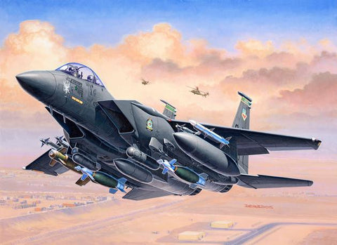 Revell Germany Aircraft 1/144 F15E Strike Eagle Attacker w/Bombs Kit