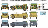 Hero Hobby 1/35 WWII German PKW TypK1 Kubelwagen Type 82 Vehicle Kit