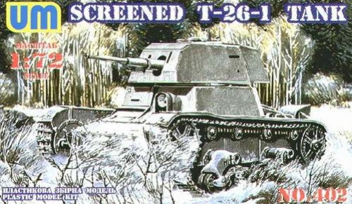 Unimodel Military 1/72 T26-1E WWII Soviet Light Tank w/Conical Turret Kit