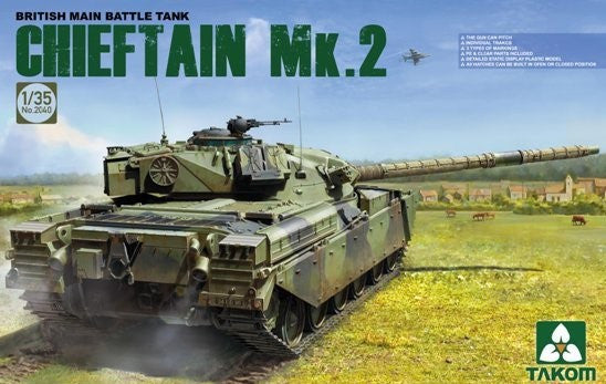 Takom Military 1/35 British Main Battle Tank Chieftain Mk. 2 Kit