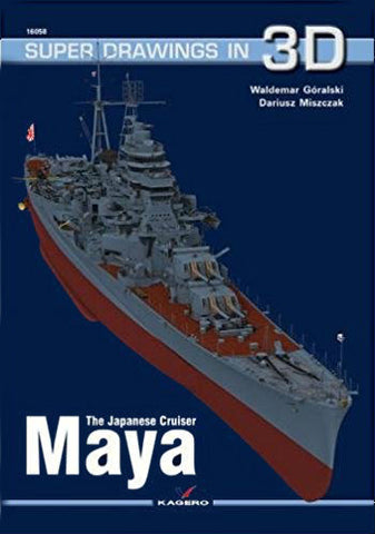 Kagero Books Super Drawings 3D: Japanese Cruiser Maya