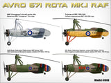 MiniArt Aircraft 1/35 Avro 671 Rota Mk I RAF Two-Seater Autogyro (New Tool) Kit