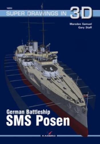 Kagero Books Super Drawings 3D: German Battleship SMS Posen