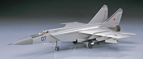 Hasegawa Aircraft 1/72 Mig25 Aircraft Kit