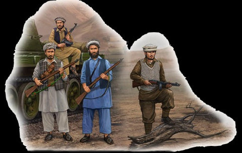 Trumpeter Military Models 1/35 Afghan Rebels Figure Set (4)