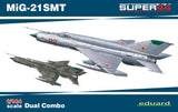 Eduard Aircraft 1/144 MiG21SMT Fighter Dual Combo Ltd. Edition Kit