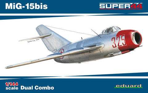 Eduard Aircraft 1/144 MiG15bis Soviet Fighter Dual Combo Ltd. Edition Kit