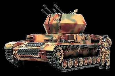Tamiya Military 1/48 FlakPz IV Wirbelwind Tank Kit