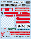 Italeri Models Cars 1/12 FIAT Abarth 695SS/Assetto Corsa Kit